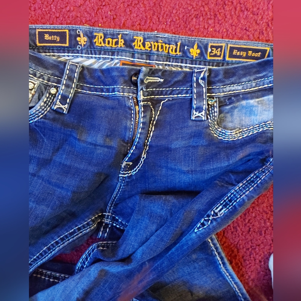 Betty Easy Boot Rock Revival 34W 31L EUC